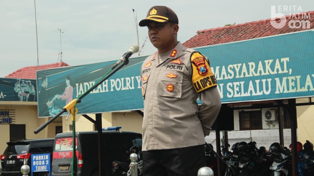 Pilkada 2020 Aman, Lancar dan Sejuk, Polresta Mojokerto Gelar Apel Konsolidasi Pengamanan
