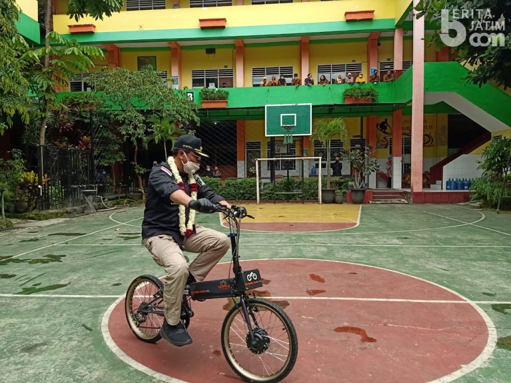 Wawali Sofyan Edi Bangga Siswa SMK Nasional Ciptakan Gas-Bike dan E-Bike