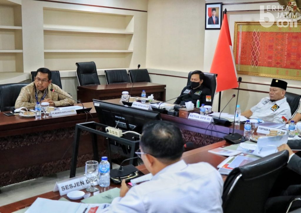 Rakor Dengan BUMN, LaNyalla Minta Pemda dan Instansi Terkait Dukung Percepatan Proyek Strategis Nasional