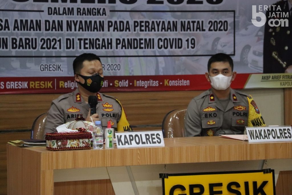 Jelang Nataru, Polisi Gresik Razia Penjual Petasan dan Terompet