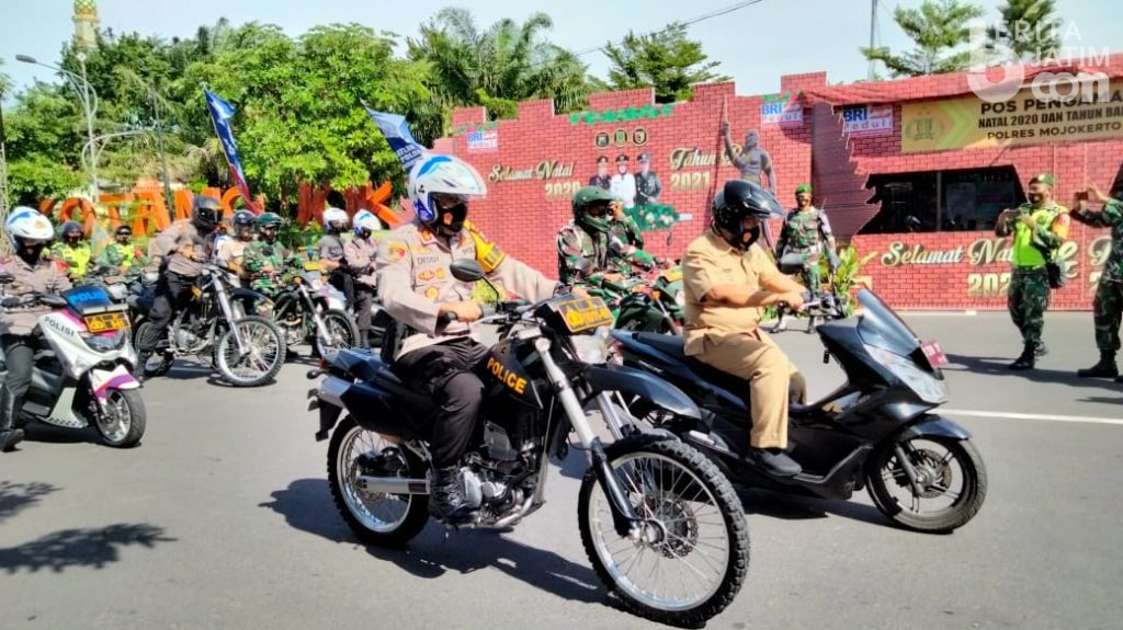 Antisipasi Kerumunan Saat Tahun Baru, Polresta Mojokerto Tutup 8 Titik Pintu Masuk