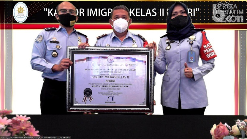 Kantor Imigrasi Kediri Raih Predikat WBK