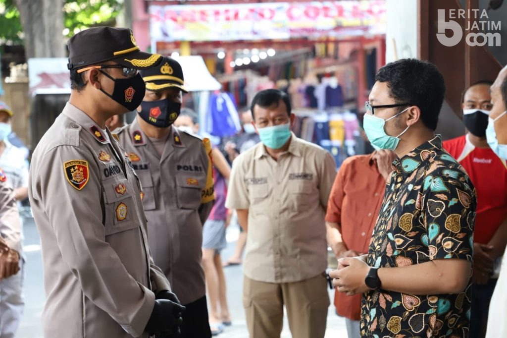 Cek Gereja, Waka Polres Mojokerto Ingatkan Jaga Protokol Kesehatan