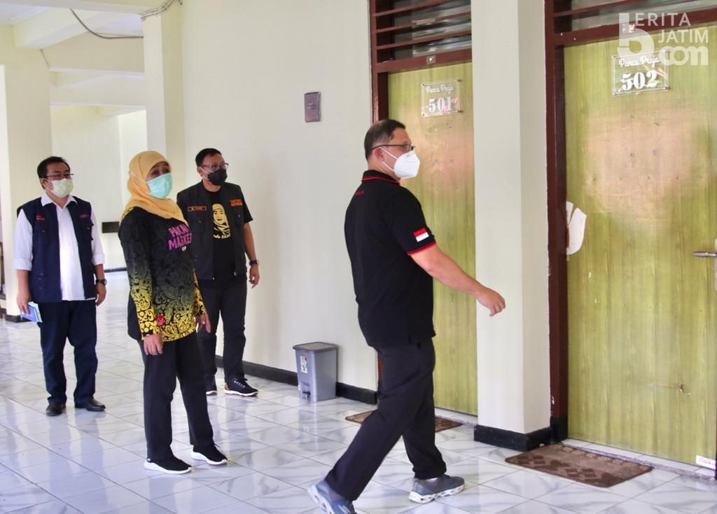 Gubernur Tinjau Kesiapan BPSDM Jatim Jadi Isolasi Pasien Covid-19 Pascarawat RS