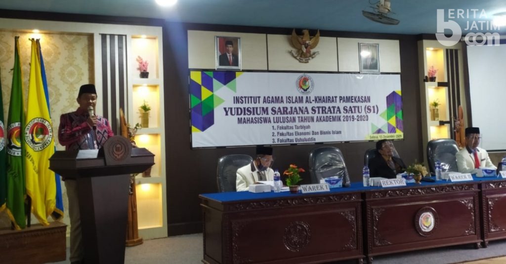 397 Mahasiswa IAI Al-Khairat Ikuti Prosesi Yudisium Sarjana