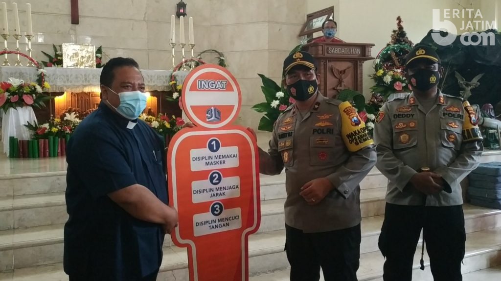 Waka Polda Jatim: Segala Macam Kegiatan Saat Natal Harus Patuhi Protokol Kesehatan