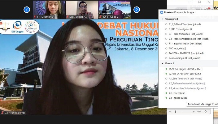 Kompetisi Hukum Nasional, Mahasiswa Ubaya Juara 1