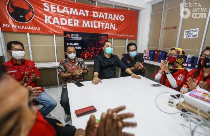 PDIP Surabaya Siapkan Tim Senyap Lawan Gugatan Machfud-Mujiaman di MK