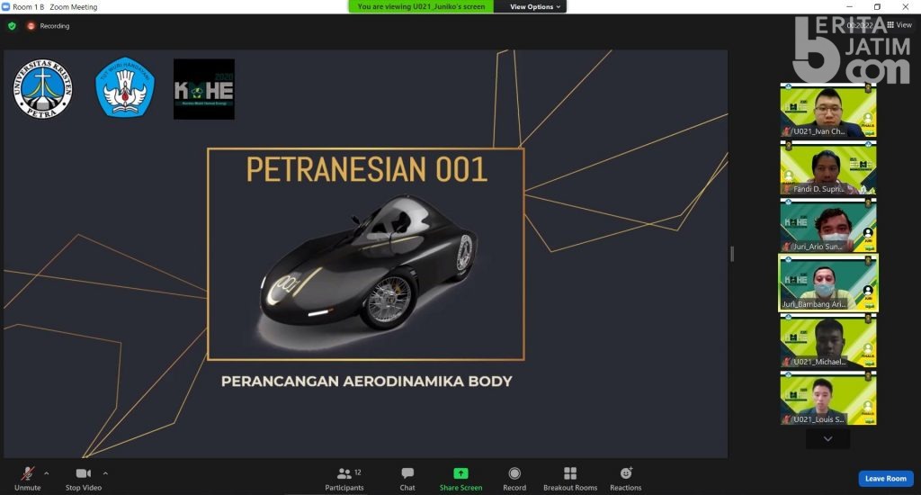Tim Petranesian UK Petra Sabet Juara 2 Kontes Mobil Hemat Energi 2020