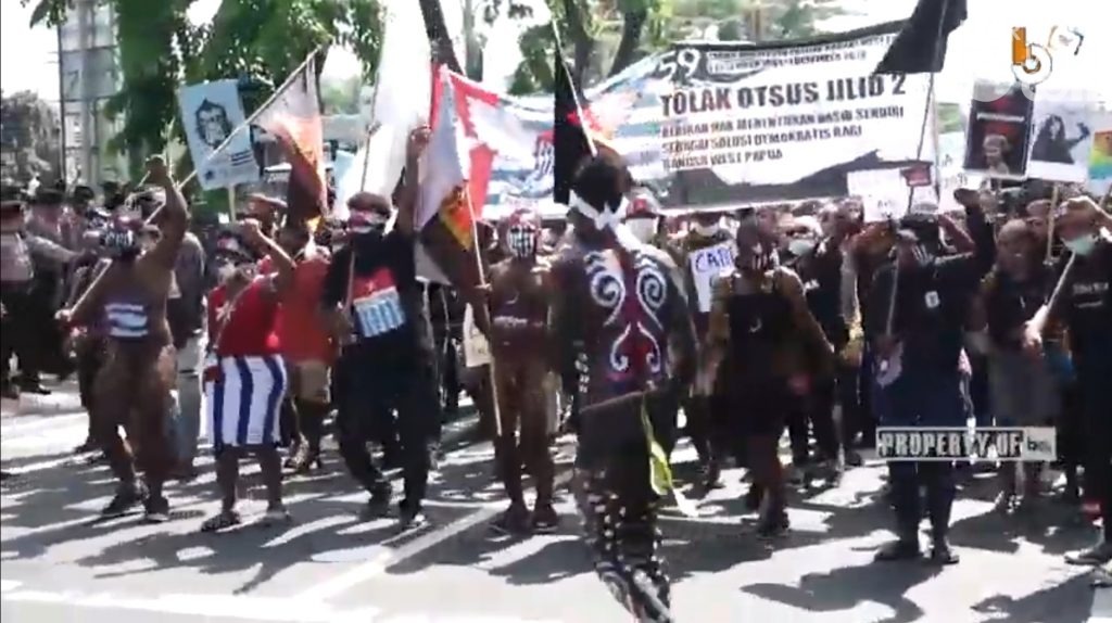 Aliansi Mahasiswa Papua Gelar Aksi di Surabaya