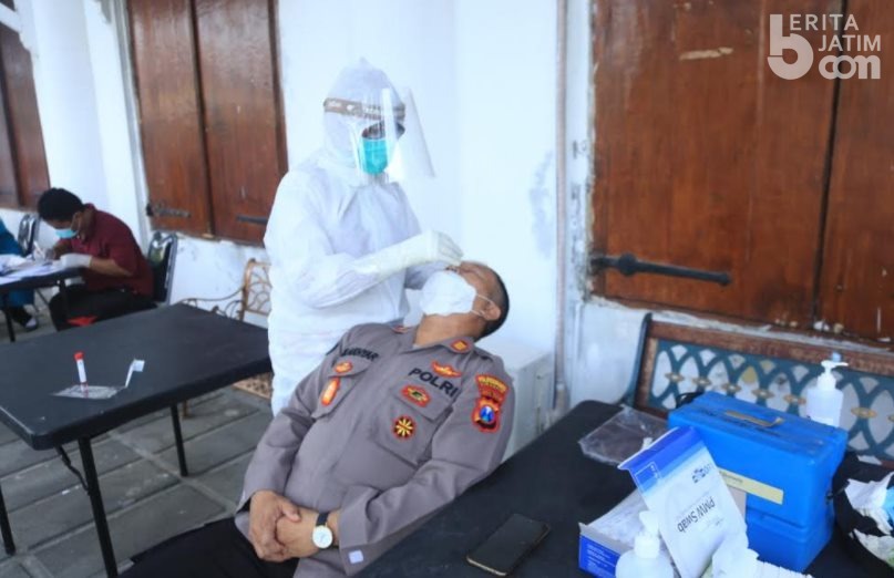 Usai Pilkada, 3 Hari Berturut-turut Polrestabes Surabaya Gelar Swab