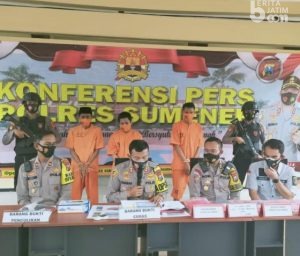Tahun 2020, Polres Sumenep Bekuk 164 Tersangka Sabu dan Pil Inex Tanpa Bandar