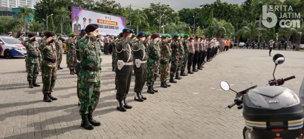 Ratusan Personil Gabungan Disiagakan Jelang Nataru di Gresik