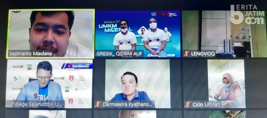 Pengusaha Nasional Sandiaga Uno Yakin QA bisa Bangkitkan UMKM Gresik
