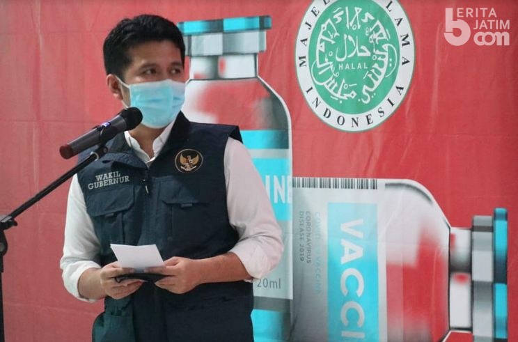 Perihal Vaksinasi, Wagub Jatim Apresiasi Forkopimda Gresik