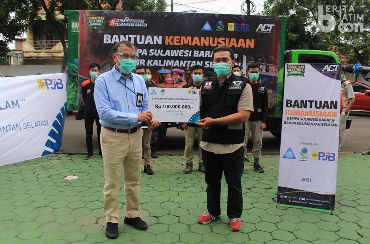 PJB dan ACT Kirimkan Logistik untuk Gempa Sulbar