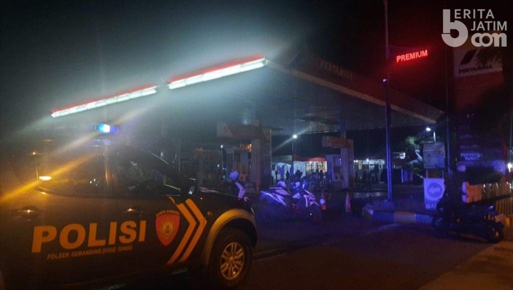 Terdengar Ledakan Keras, SPBU Seleko Tuban Nyaris Terbakar