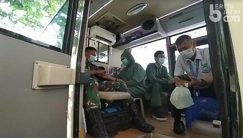 RSLI dan Kodam V/Brawijaya Donor Massal Plasma Konvalesen