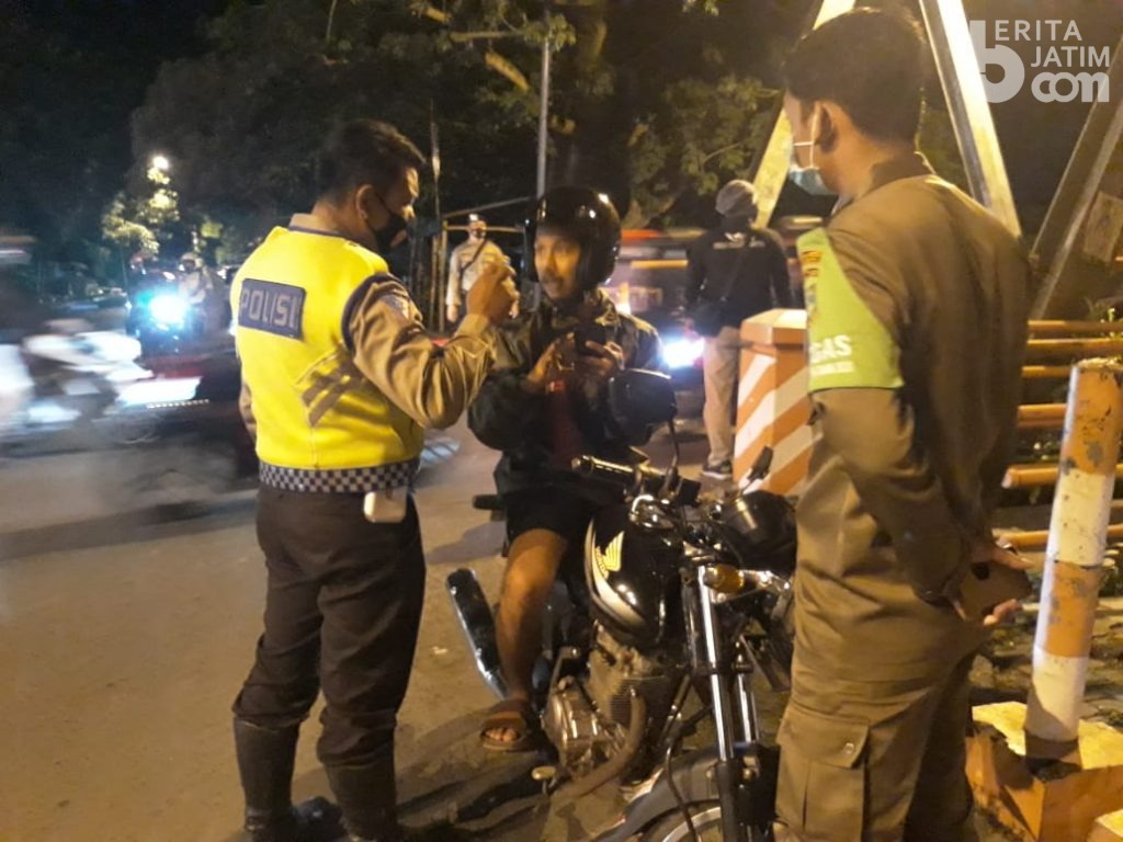 Operasi Yustisi Rutin Digelar Polresta Mojokerto