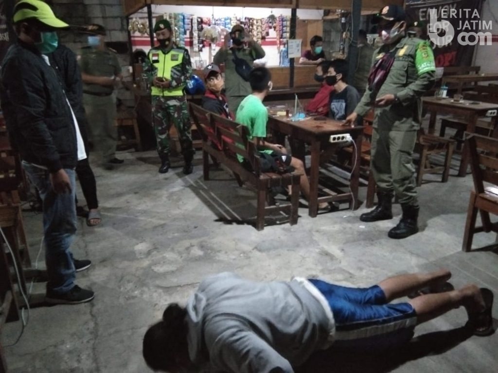 118 Pelanggar dan 7 Tempat Usaha di Mojokerto Disanksi