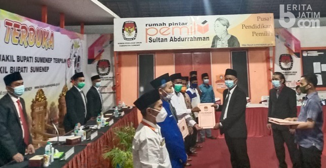 KPU Tetapkan Fauzi-Eva Sebagai Paslon Terpilih Pilkada Sumenep