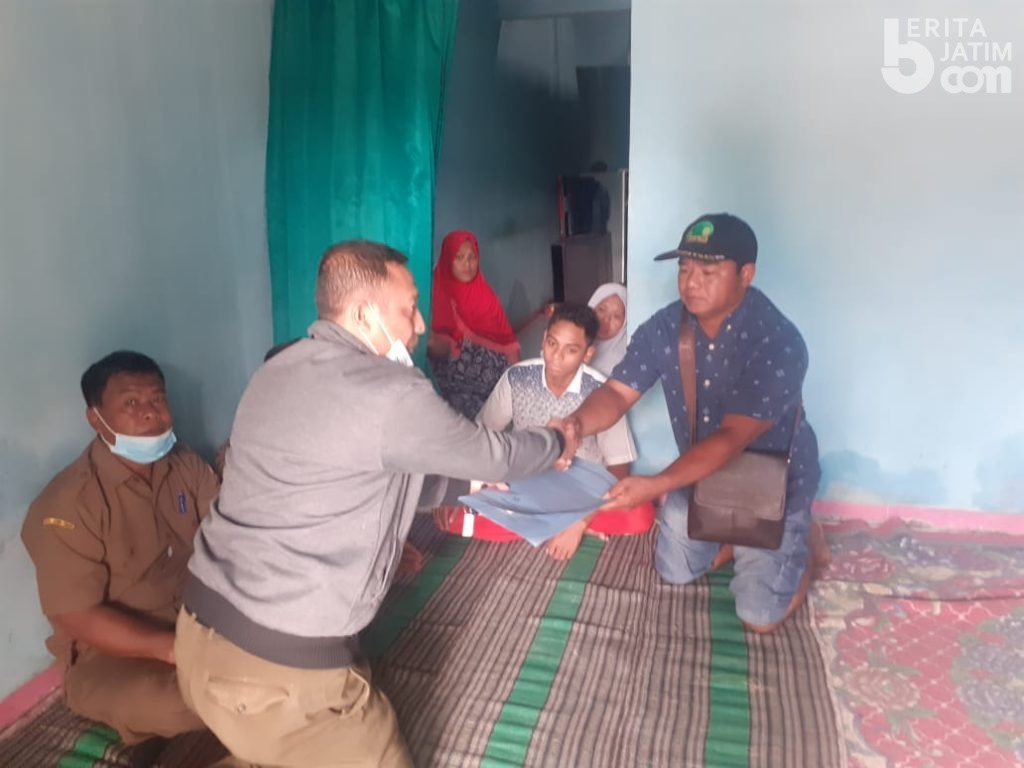 Pemkab Mojokerto Beri Santunan pada Keluarga Bocah Meninggal Tenggelam
