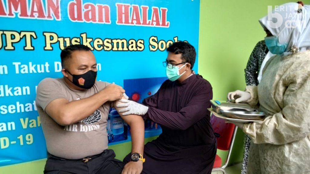 Vaksinasi di Kabupaten Mojokerto Prioritas Nakes