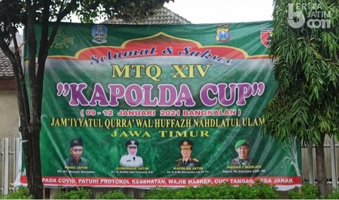 Kapolda Jatim Gelar Lomba MTQ Cup Tahun 2021 Yang Diikuti Oleh Ponpes Se-Jatim