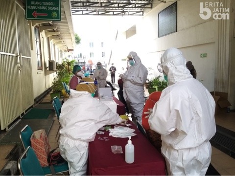 Lakukan Swab Pada Seluruh Pegawai, PN Surabaya Rencana Lockdown