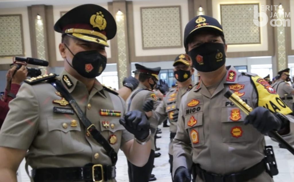 Ikut Sespimti, Pejabat Polda Jatim Resmi Berpindah Tugas