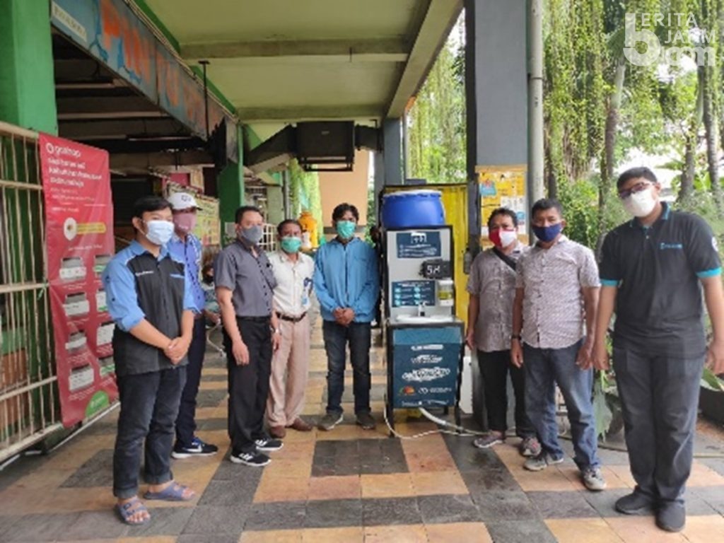 Peneliti ITS Ciptakan Alat Pencuci Tangan Otomatis