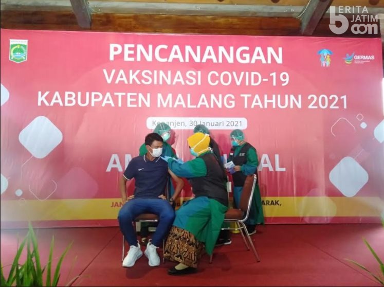 5 Orang di Kabupaten Malang Gagal Terima Vaksin Perdana