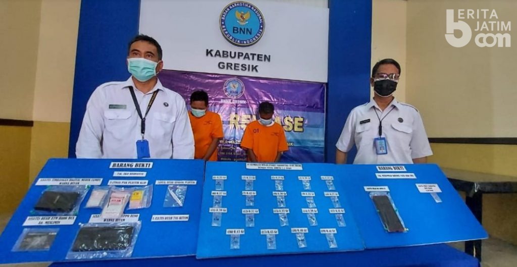 BNNK Gresik Ringkus Pengedar Sabu Jaringan Lapas