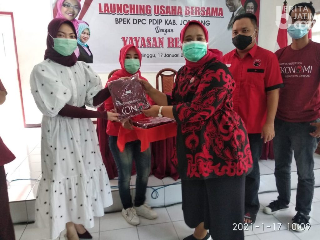 Wujudkan Ekonomi Kerakyatan, PDIP Jombang Gandeng Yayasan Rebung