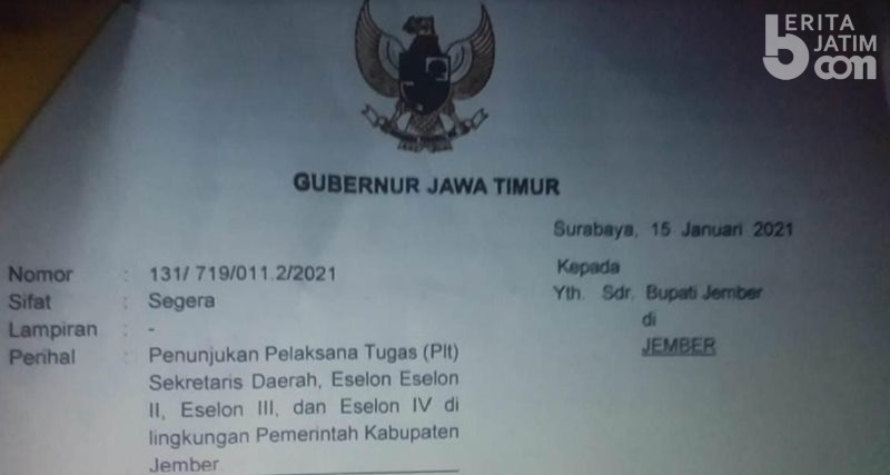 Gubernur: Pemberhentian Sekda Jember Cacat Prosedur