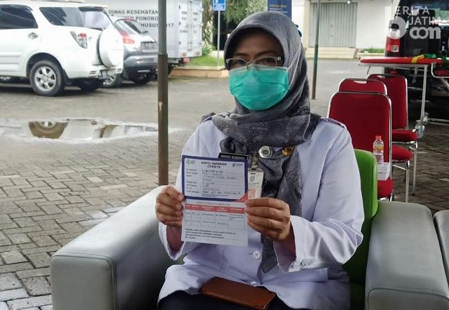 93 Orang di Ponorogo Jalani Vaksinasi Dosis Kedua