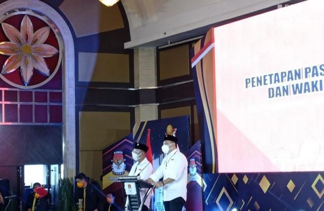 Eri Cahyadi – Armuji Ditetapkan KPU Jadi Wali Kota – Wakil Wali Kota Surabaya