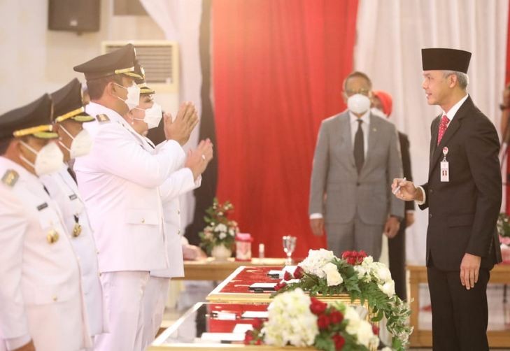 Kutipan Pidato Soekarno Jadi Sangu Ganjar Pranowo pada Kepala Daerah Baru