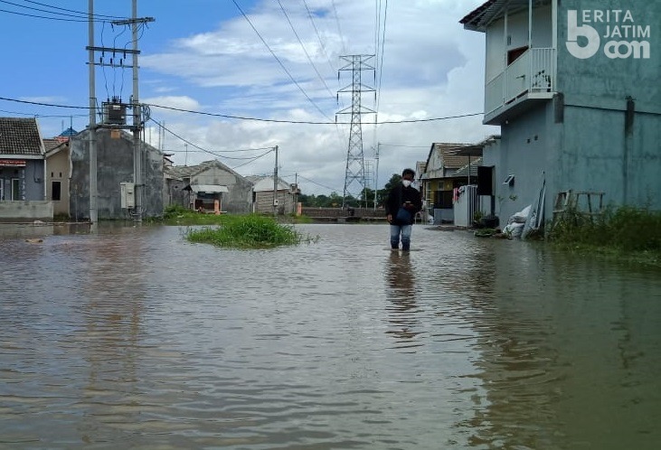 Perumahan Kwadungan Kediri Kembali Dikepung Banjir