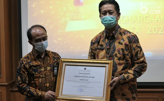BKKBN Jatim Raih Penghargaan Terbaik ke-III IKPA 2020