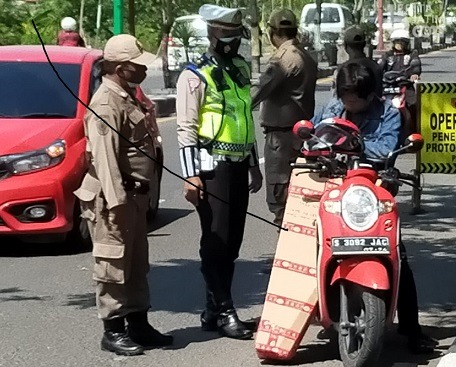 Polres Gresik Gencarkan Operasi Yustisi PPKM