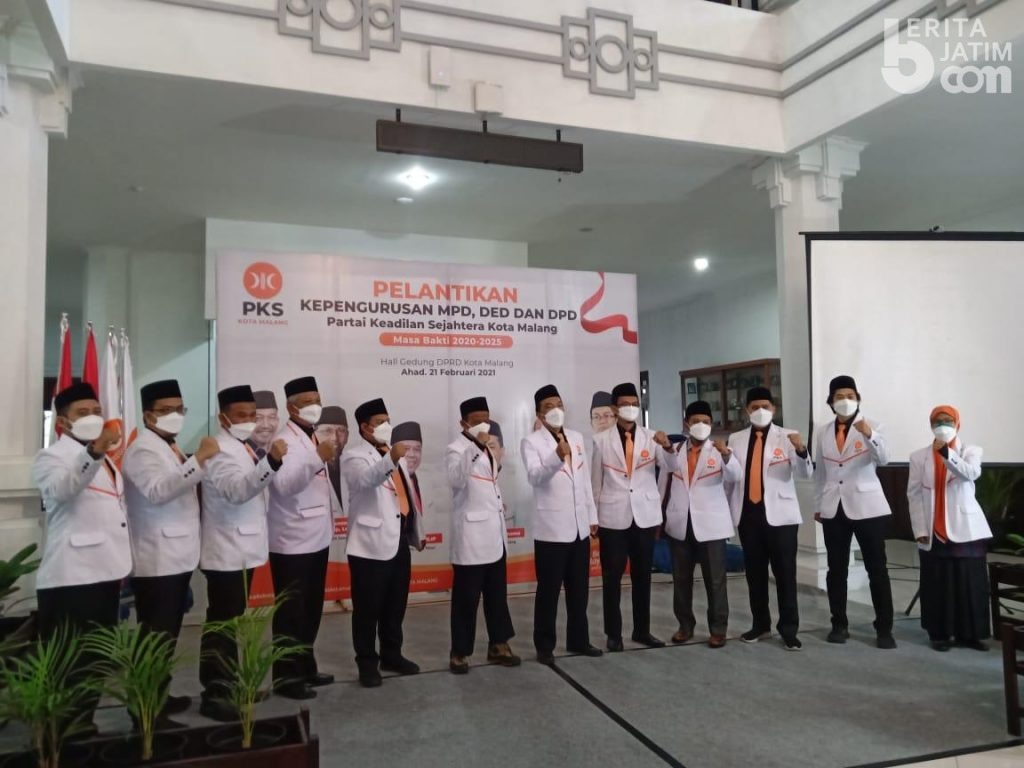 Usai Dilantik PKS Kota Malang Targetkan 11 Kursi di Pileg 2024