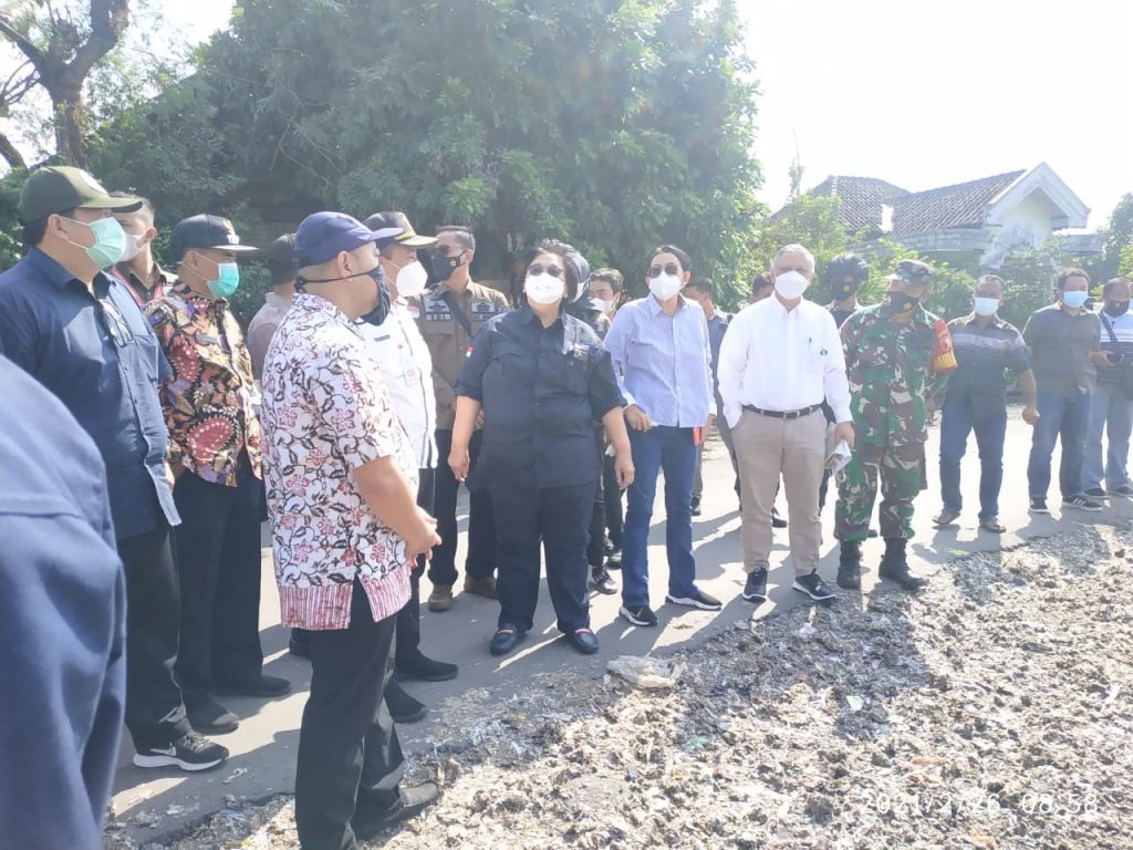 Kunker ke Mojokerto, Menteri LHK Tinjau TPA dan Situs Sejarah Kerajaan Mojopahit