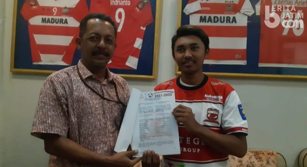 Pemuda Asal Tlanakan Dikontrak Madura United