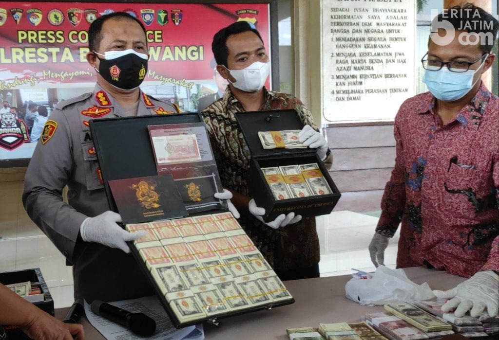 Uang Palsu Senilai Rp 2,8 Triliun Gagal Beredar di Banyuwangi