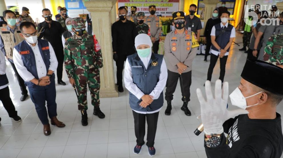 Khofifah Tinjau Kampung Tangguh di Desa Ngale Madiun