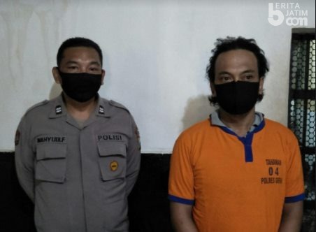 Berkedok Tukang Parkir, Pengedar Sabu Asal Sidoarjo Diringkus Polres Gresik