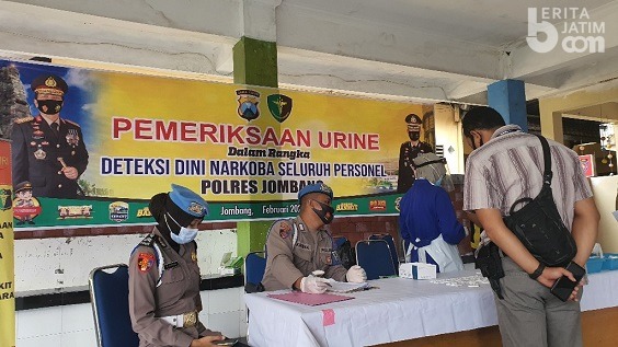 Buntut Kasus Kapolsek Astananyar, Polres Jombang Gelar Tes Urine