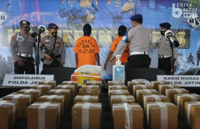 Polairud Polda Jatim Amankan 3 Ribu Detonator dari TNT