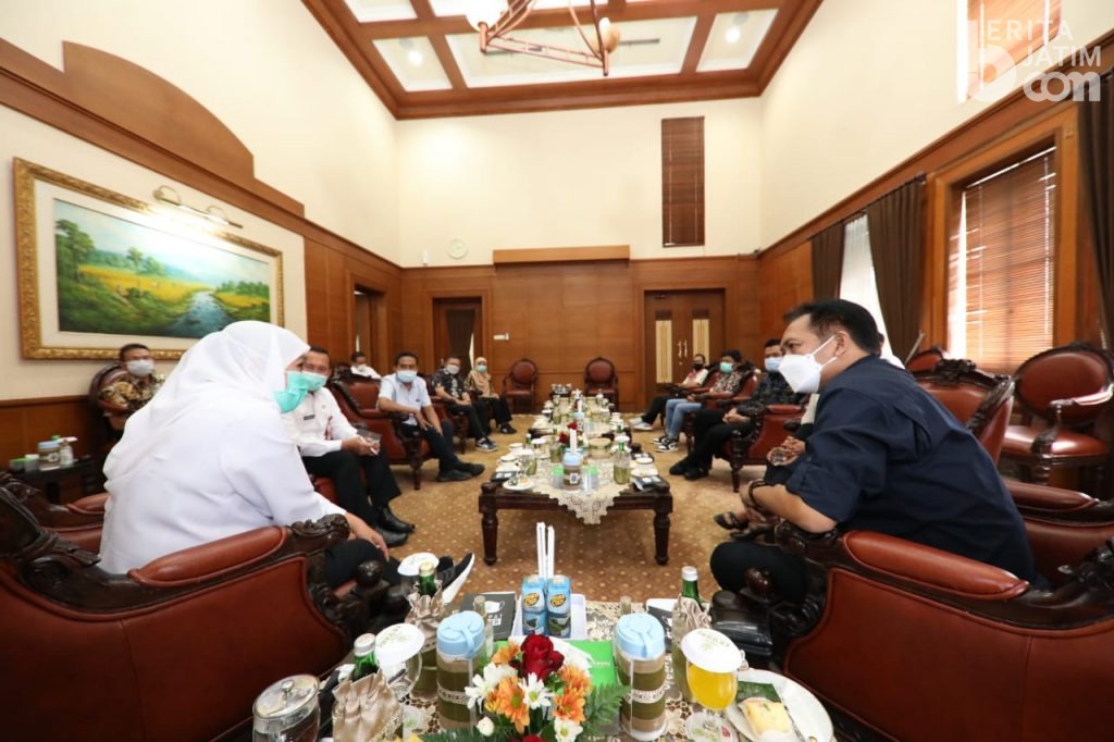 Gubernur Khofifah Terima Audiensi AMSI Jatim Jelang Pelantikan Pengurus Baru